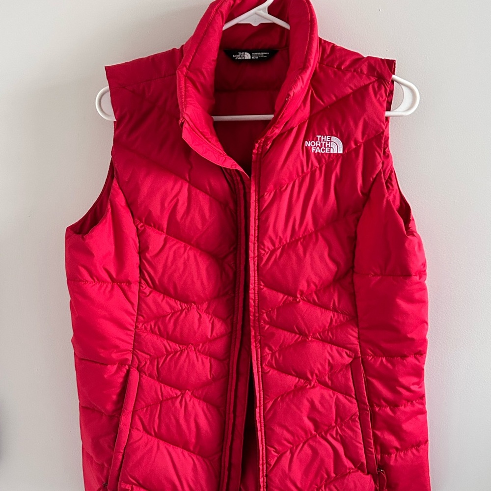 The North Face Cherry Red Quilted Vest
